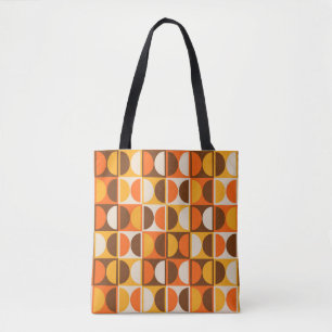Mid Century Modern Geometric Abstrakt Mönster Tygkasse