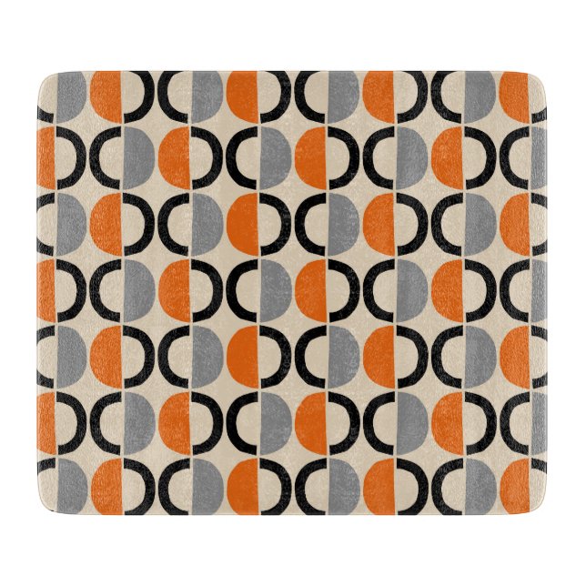 Mid Century Modern Geometric Mönster (Framsidan)