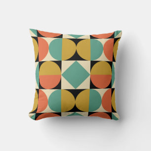 Mid Century Modern Geometrisk Abstrakt Kudde