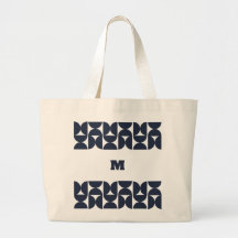 Mid-Century Modern Geometrisk Monogram Väska
