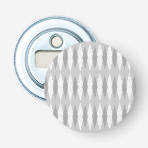 Mid Century Modern Grått Argyle Flaska-öppnare Flasköppnare