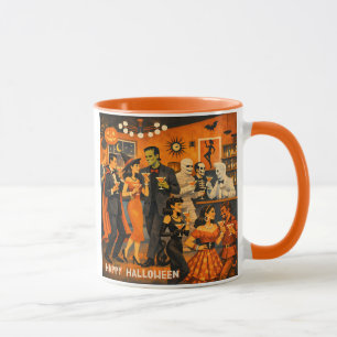 Mid Century Modern Halloween Martini-fest Mugg