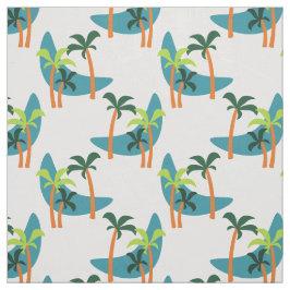 Mid Century Modern Handflatan Oasis Mönster Tyg