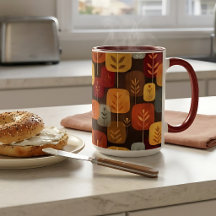Mid Century Modern Höstskogs Kaffe