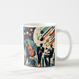 Mid Century Modern Jazz Age Trio Kaffemugg