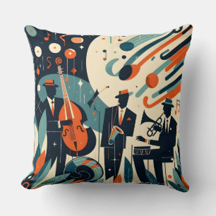 Mid Century Modern Jazz Age Trio Kudde