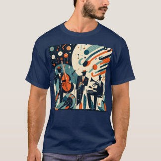 Mid Century Modern Jazz Age Trio T Shirt
