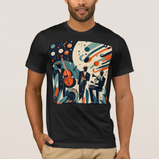 Mid Century Modern Jazz Age Trio T Shirt