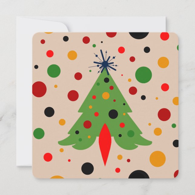 Mid Century Modern Julgran Retro Rocket (Framsida)