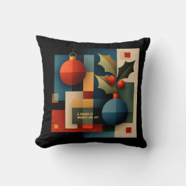 Mid-Century Modern julgransprydnad Kudde