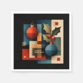 Mid-Century Modern julgransprydnad Pappersservett