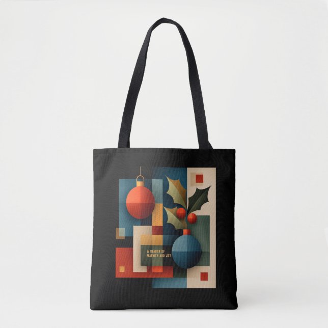 Mid-Century Modern julgransprydnad Tygkasse (Framsida)