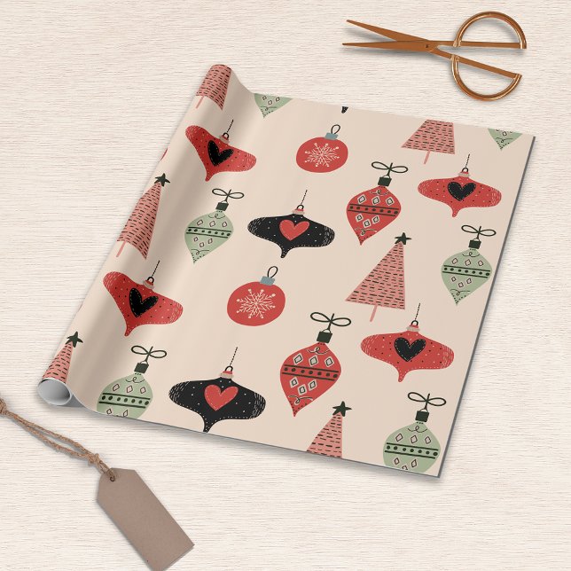 Mid Century Modern julpapper (Skapare uppladdad)