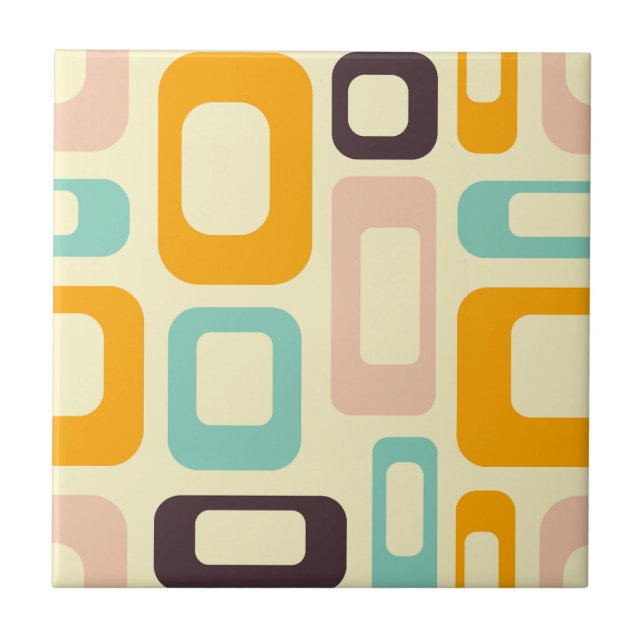 Mid Century Modern Kakelplatta (Framsidan)