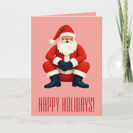 Mid-Century Modern Kitschy Tomte Kort