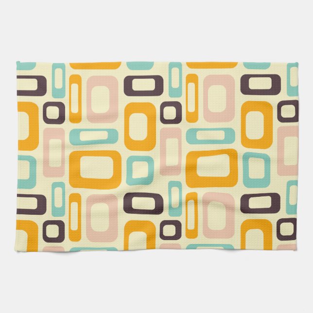 Mid Century Modern Kökshandduk (Horisontell)