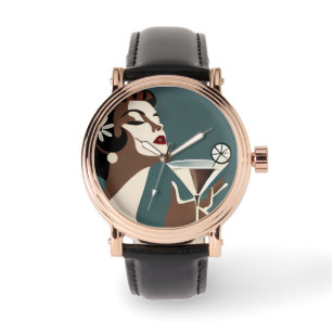 Mid Century Modern Konst Martini DIva Armbandsur