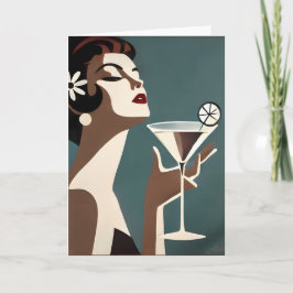 Mid Century Modern Konst Martini DIva Kort