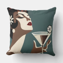 Mid Century Modern Konst Martini DIva Kudde
