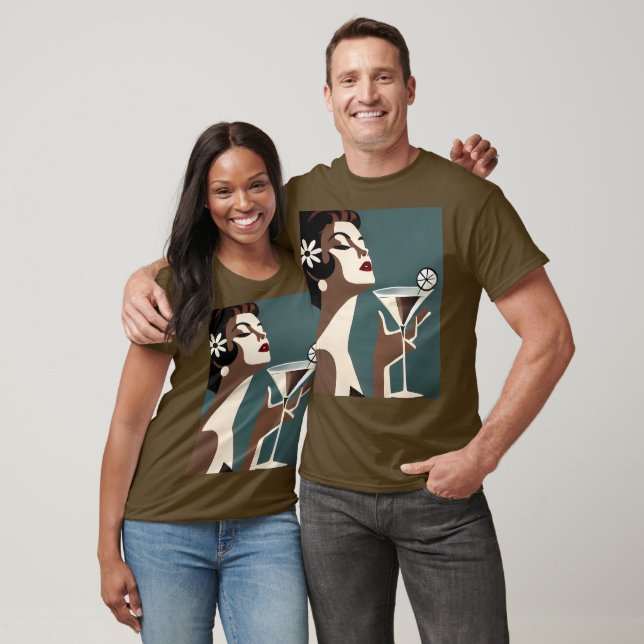 Mid Century Modern Konst Martini DIva T Shirt (Unisex)