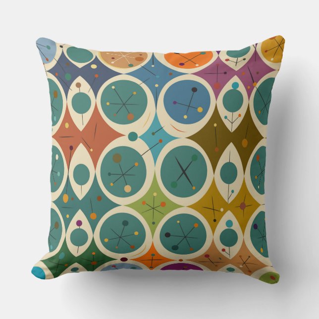 Mid-Century Modern Kudd Kudde (Framsida)