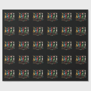 Mid Century Modern Look Katter Jul Retro 50-60 tal Presentpapper