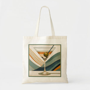Mid Century Modern Martini Cocktail-timme Tygkasse