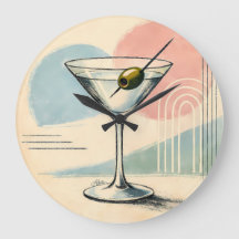Mid Century Modern Martini Pastell Minimalistisk K