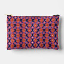 Mid Century Modern Maximalist Svart Orangefärgad P