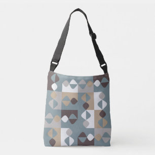 Mid Century Modern - Mint Chocolate Caramel Axelväska