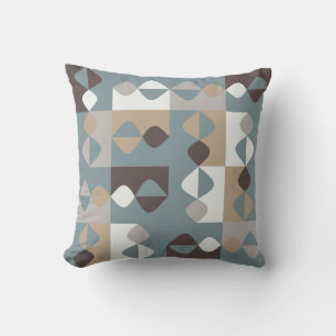 Mid Century Modern - Mint Chocolate Caramel Kudde