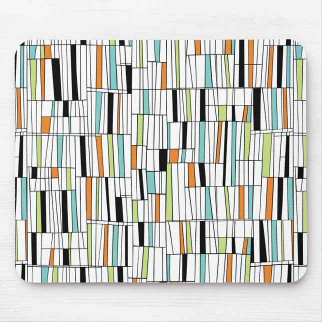 Mid Century Modern Mönster Musmatta (Framsidan)