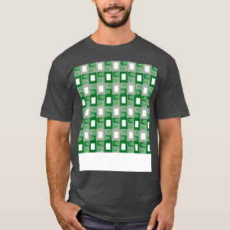 Mid Century Modern Mönster T Shirt