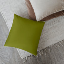 Mid-Century Modern Olivgrön Kuddthrower