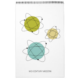 Mid Century Modern Original Atomic Art Kalender