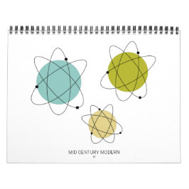 Mid Century Modern Original Atomic Art Kalender