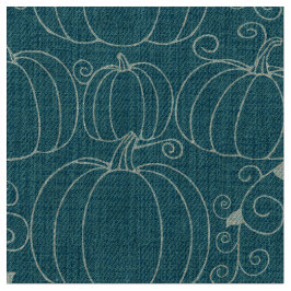 Mid-Century Modern Pumpa Teal Tyg