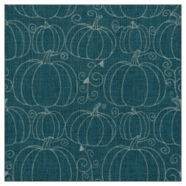 Mid-Century Modern Pumpa Teal Tyg