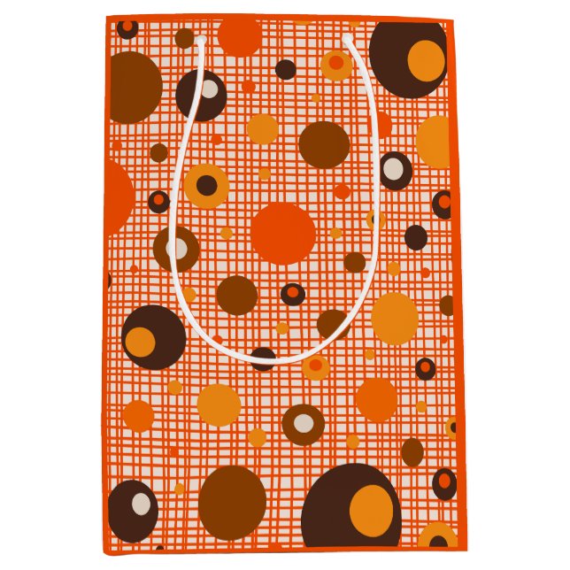 Mid Century Modern Retro Atomic Dot Mönster (Framsidan)