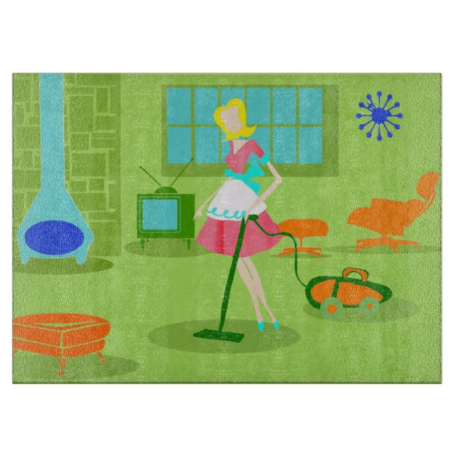 Mid Century Modern Retro Housefru (Framsidan)