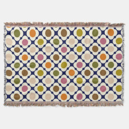  Mid Century Modern | Retro Pop Flower Mosaic Filt