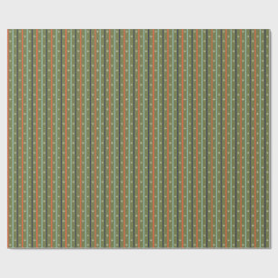 Mid-Century Modern Retro Randmönster Presentpapper
