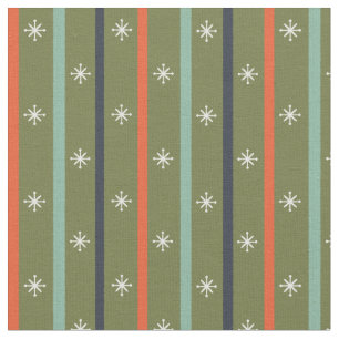 Mid-Century Modern Retro Randmönster Tyg