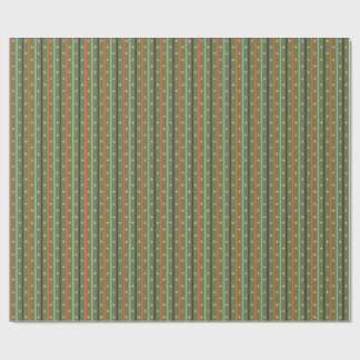 Mid-Century Modern Retro Stripe Pattern Presentpapper