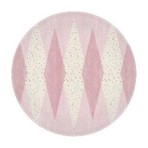 Mid Century Modern Rosa Argyle Clearboard