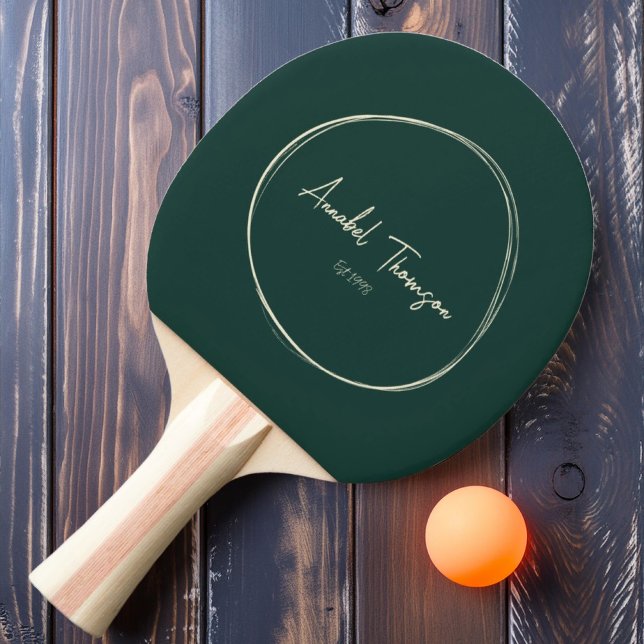 Mid-Century Modern Salvia Grön med Namn Pingisracket (Skapare uppladdad)