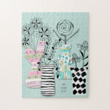 Mid Century Modern Scandi Blommigt Namn