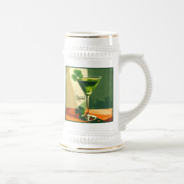 Mid Century Modern Shamrock Martini Skål! Sejdel