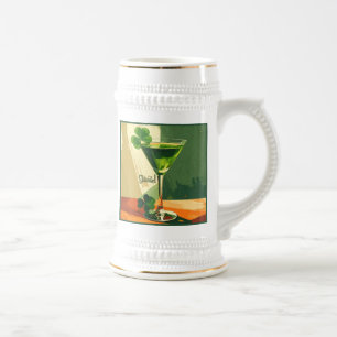 Mid Century Modern Shamrock Martini Skål! Sejdel