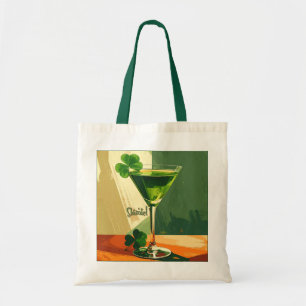 Mid Century Modern Shamrock Martini Skål! Tygkasse